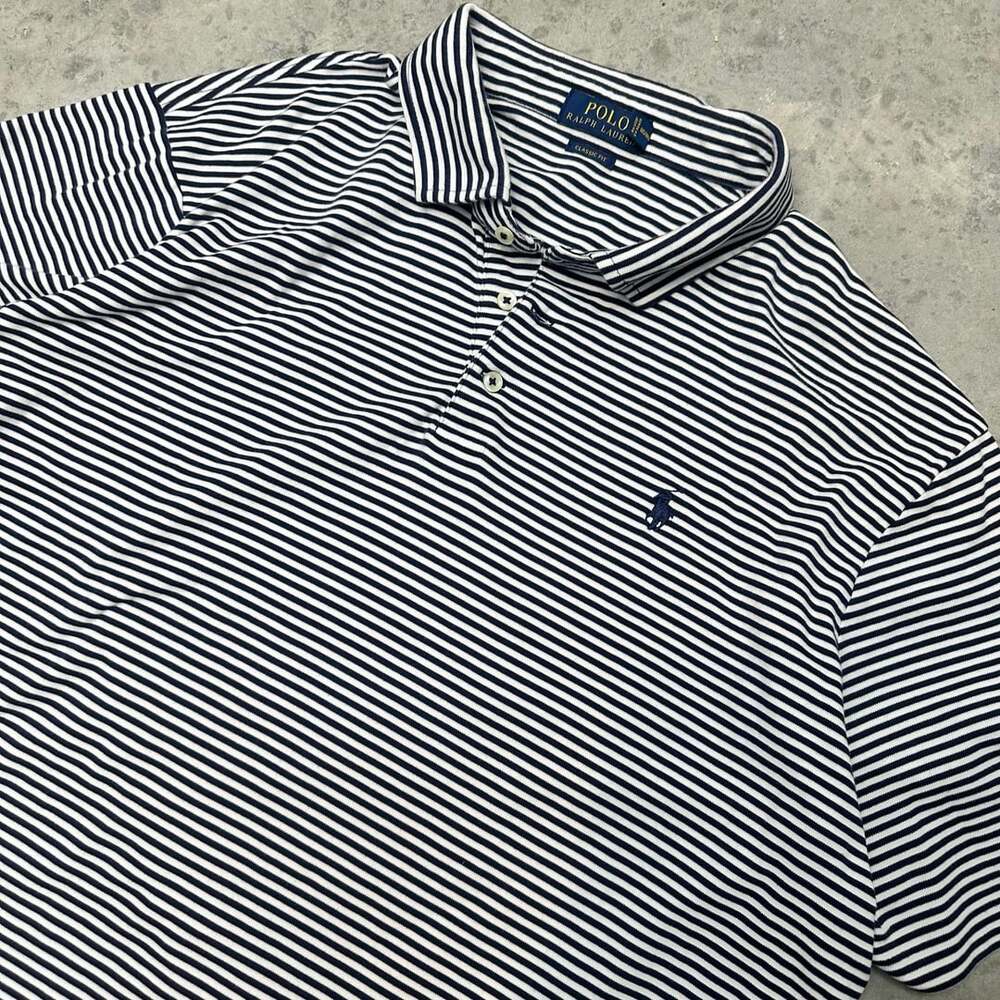 Polo Ralph Lauren Classic Fit Striped Polo Shirt - XL
